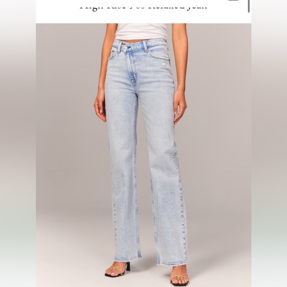 Abercrombie and Fitch 90s straight ultra high rise size 29/8 - Picture 3 of 7